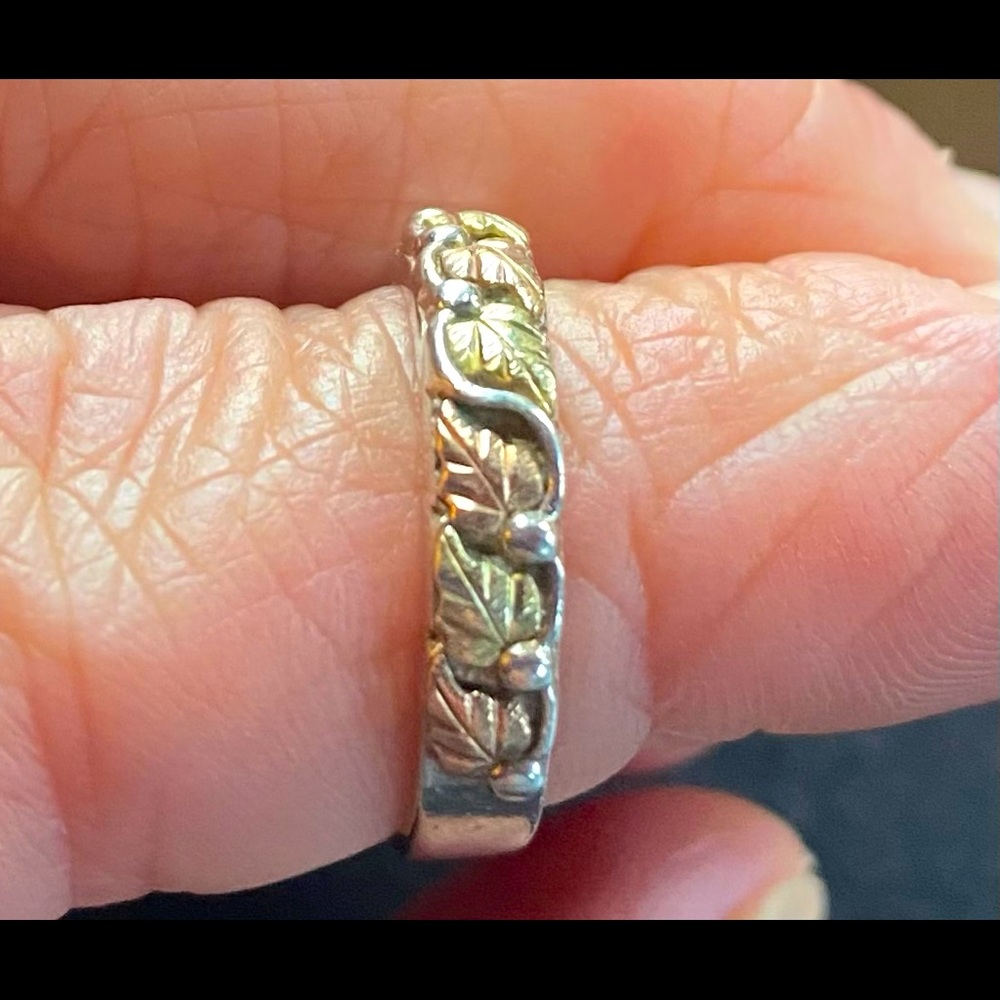 Black Hills Gold Sterling Ring